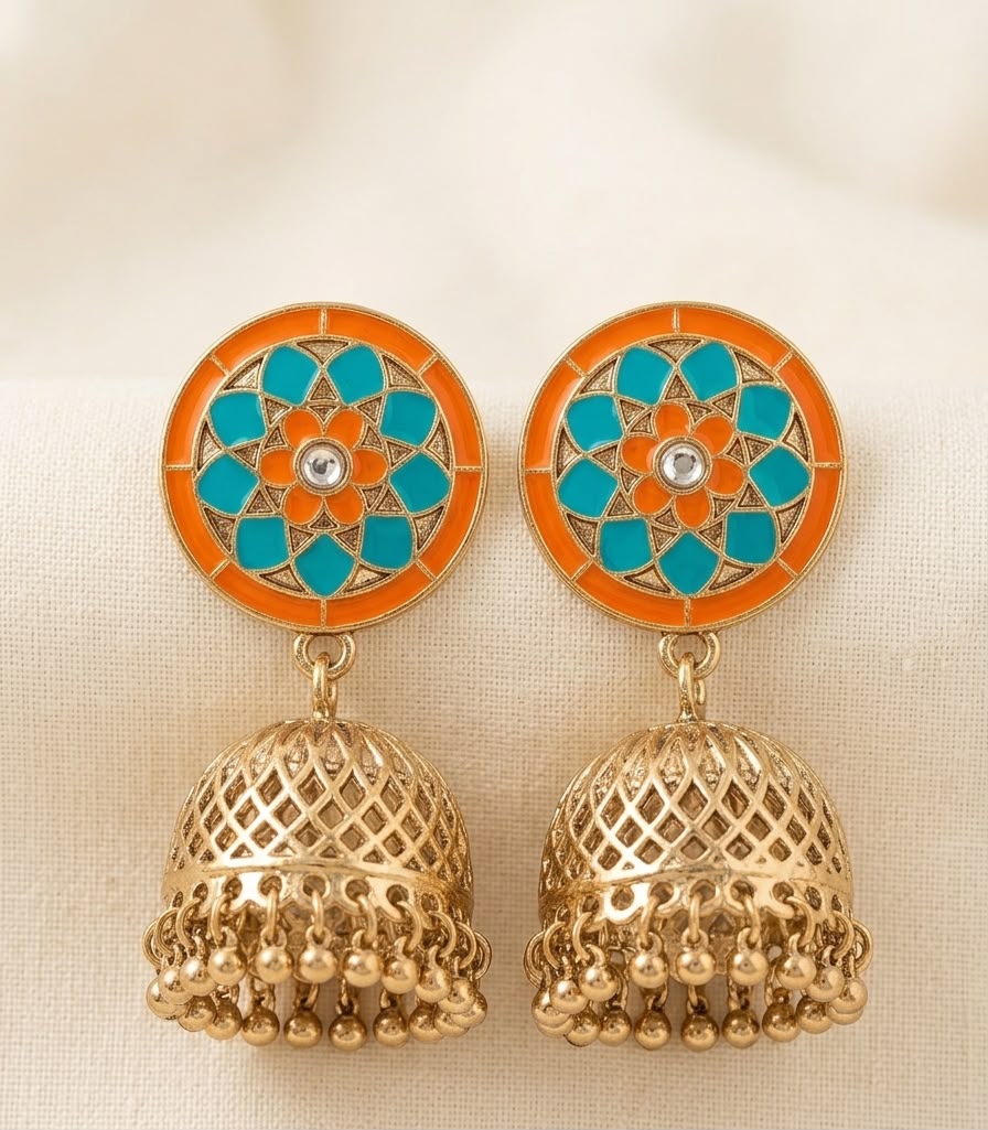 Mandala Jhumka