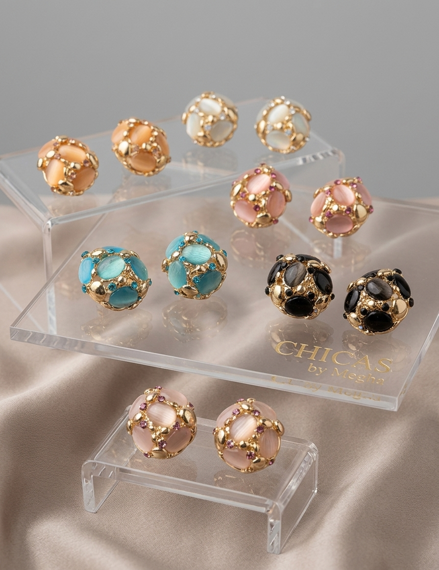 Elowen Blossom Studs