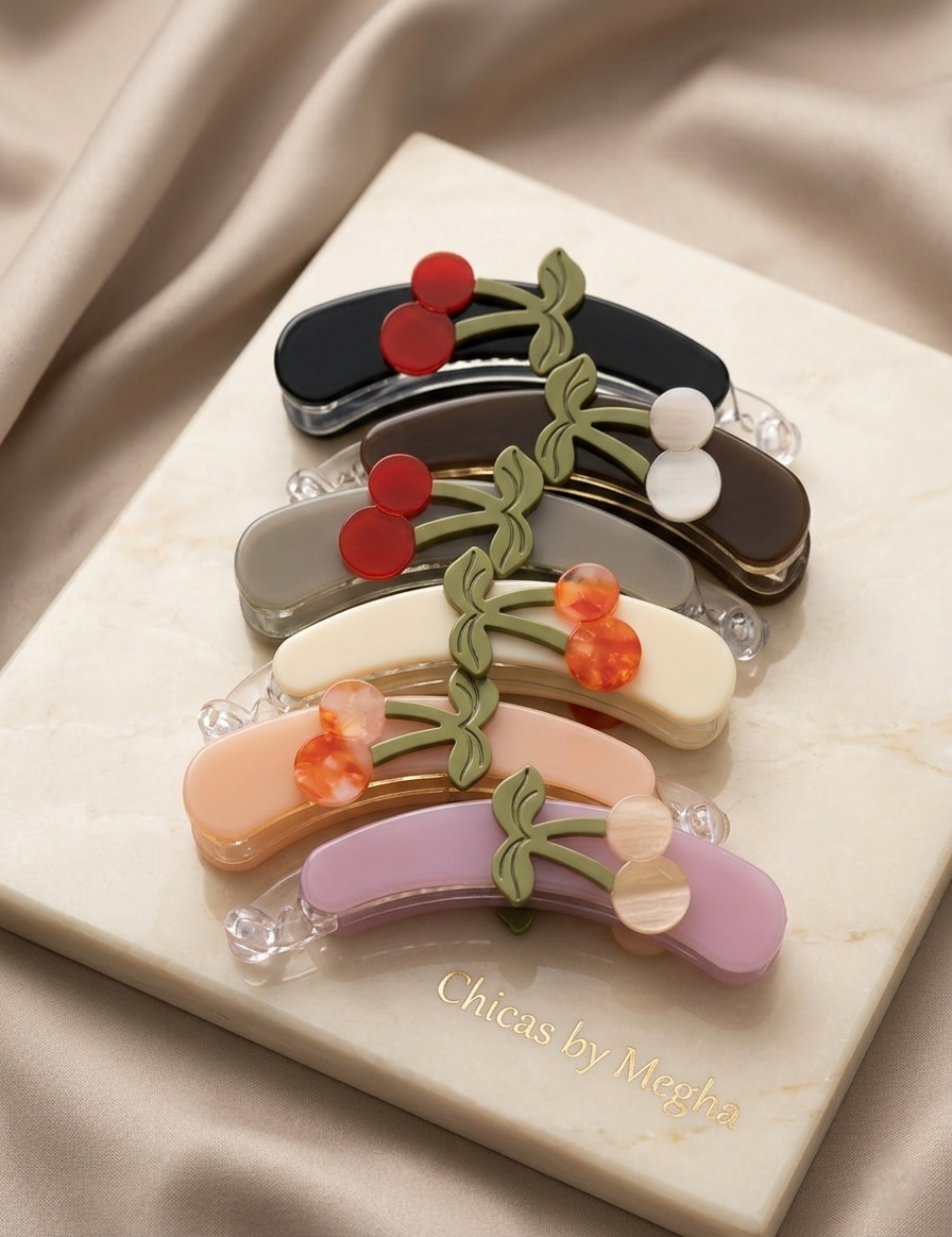 Cherry Blossom Banana Clip