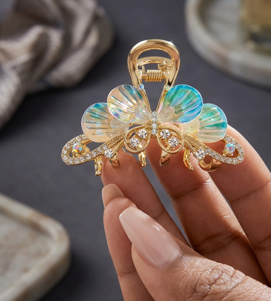 The Aurelia Butterfly Claw Clip