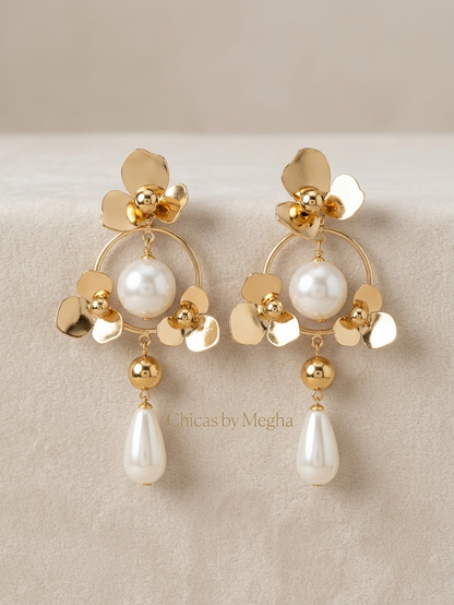 The Blossom Pearl Drop Earrings