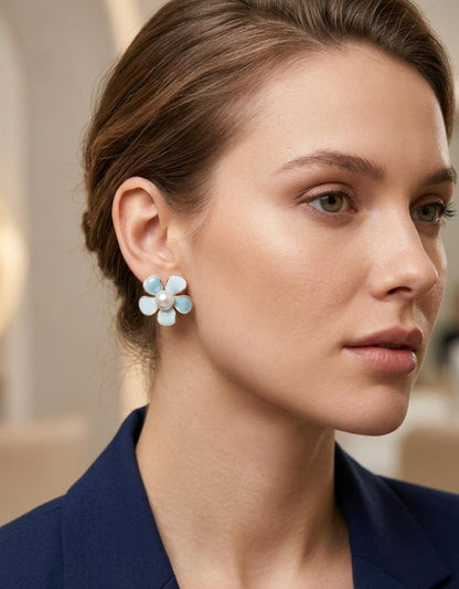 Blossom Pearl Studs