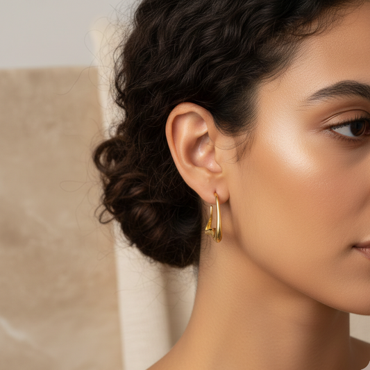 The Sculptural Wave Hoop