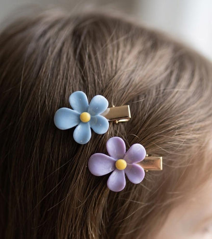 Meadow Mini Flower Alligator Clips - Set of 2