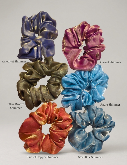 Shimmer & Shine Silk Scrunchie