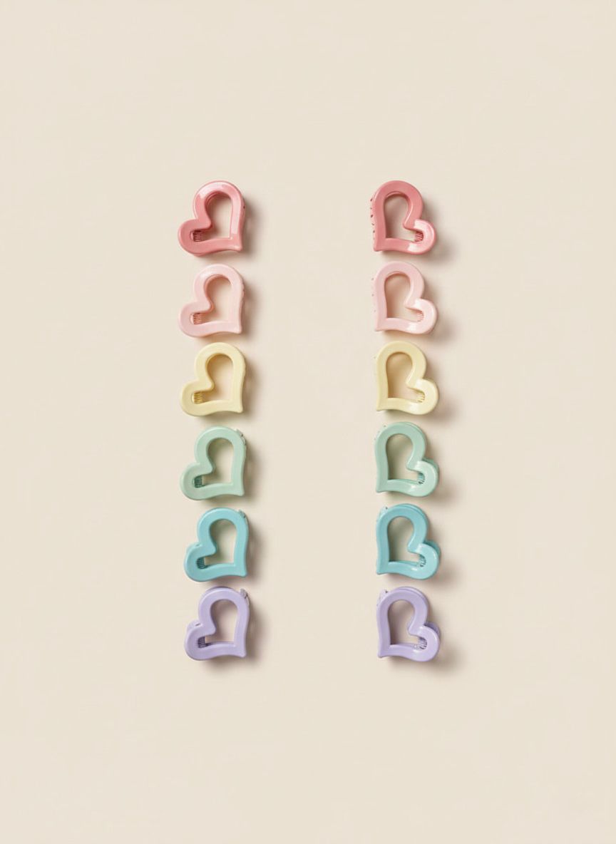 Tiny Floral Garden: Mini Claw Clip Set