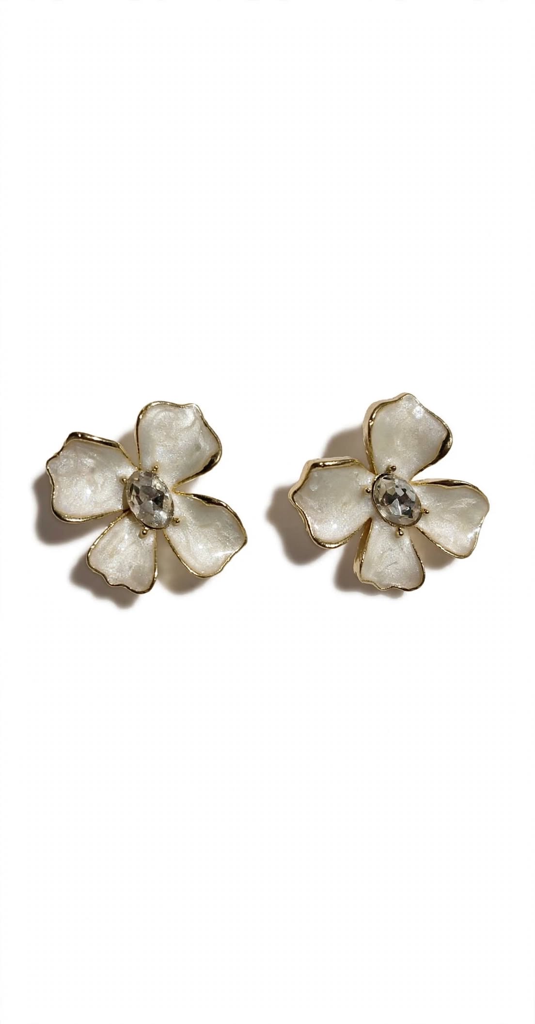 Meadow Blossom Enamel Stud Earrings