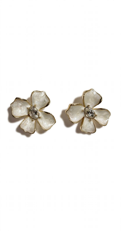 Meadow Blossom Enamel Stud Earrings