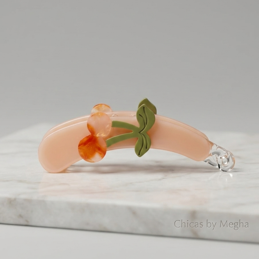 Cherry Blossom Banana Clip