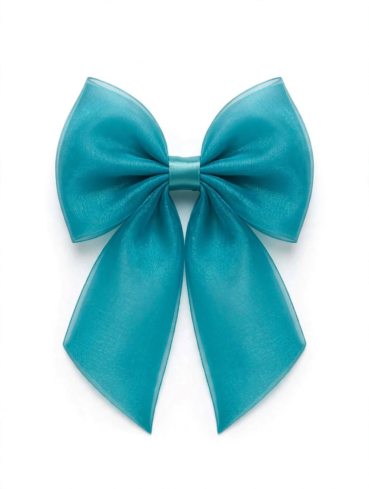 Coquette Organza Bow Hair Clip - Big Tail Bow