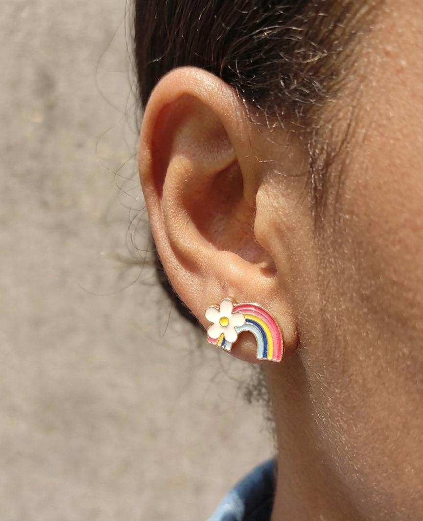 Over the Rainbow Pastel Stud Earrings