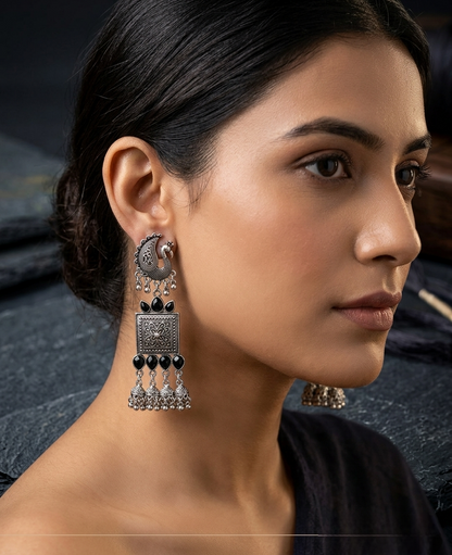 The Royal Mayura Jhumkas