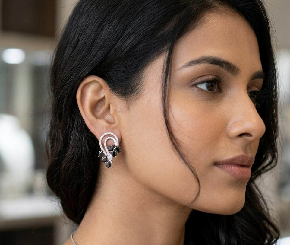 The Aurora Marquise Drop Earrings