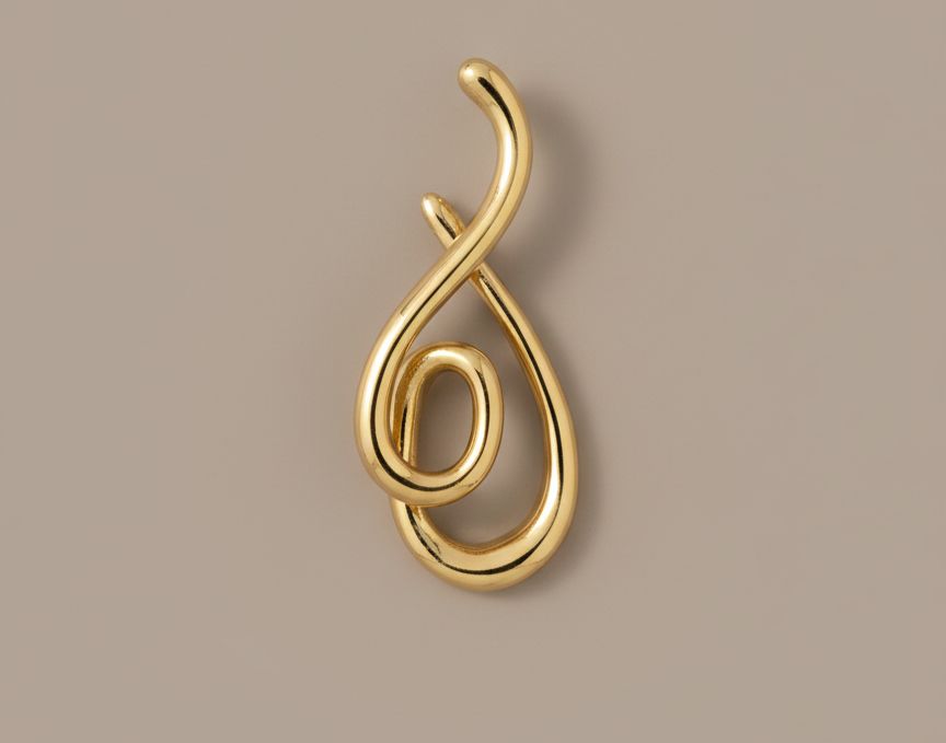 The Sculptural Fluidity Earring