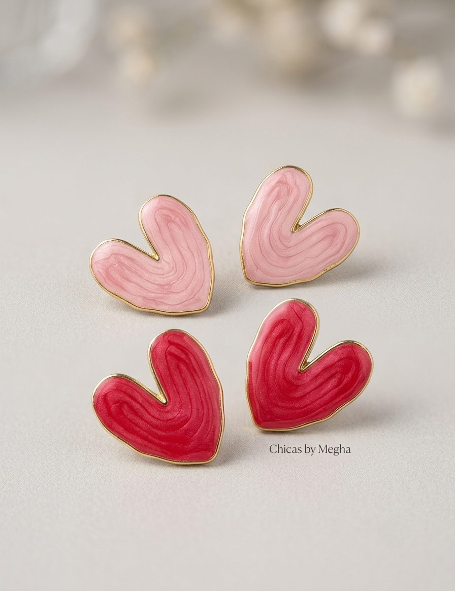 Enamel Hearts