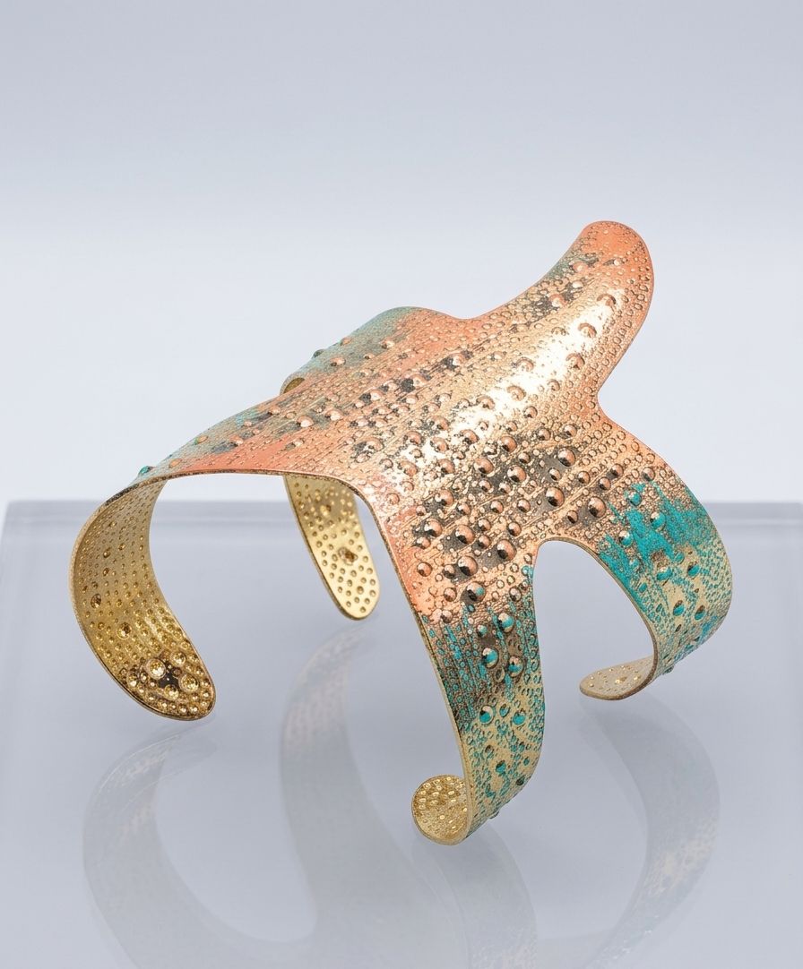 Seaside Textured Statement Cuff