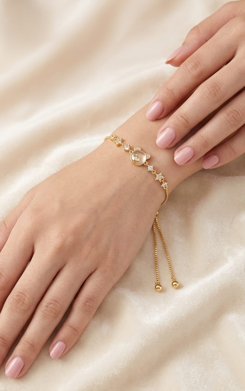 Starry Bear Adjustable Bracelet
