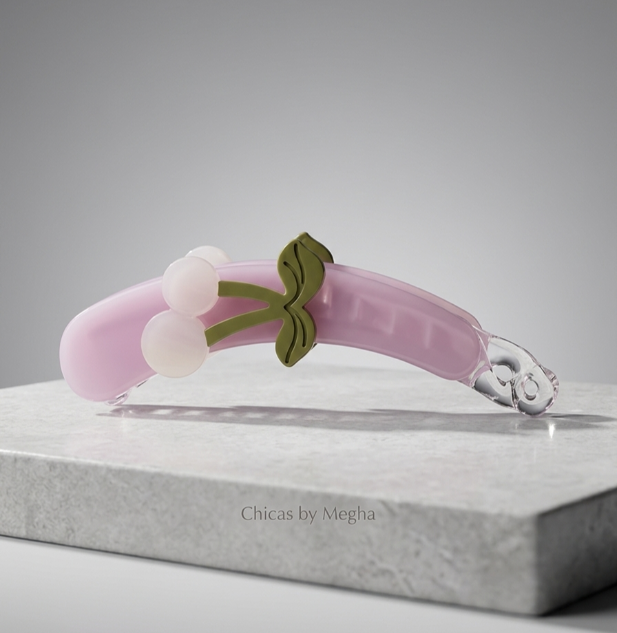 Cherry Blossom Banana Clip
