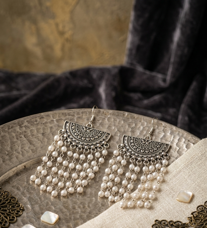 Chand Pearl Dangle Earrings