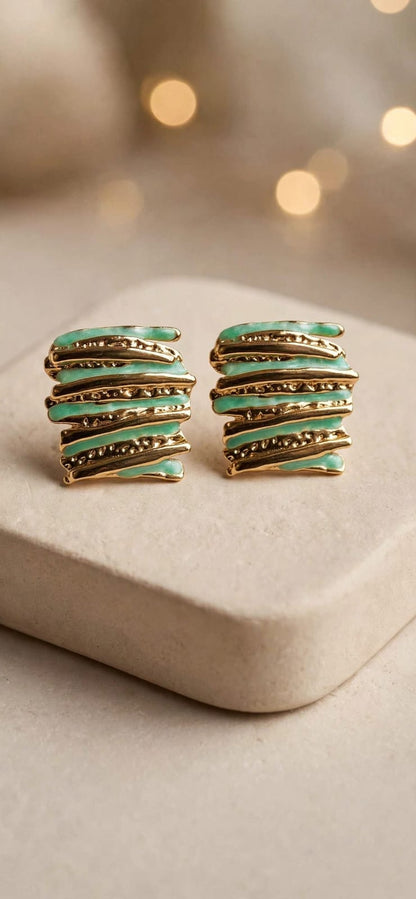 Riva Abstract Stud Earrings