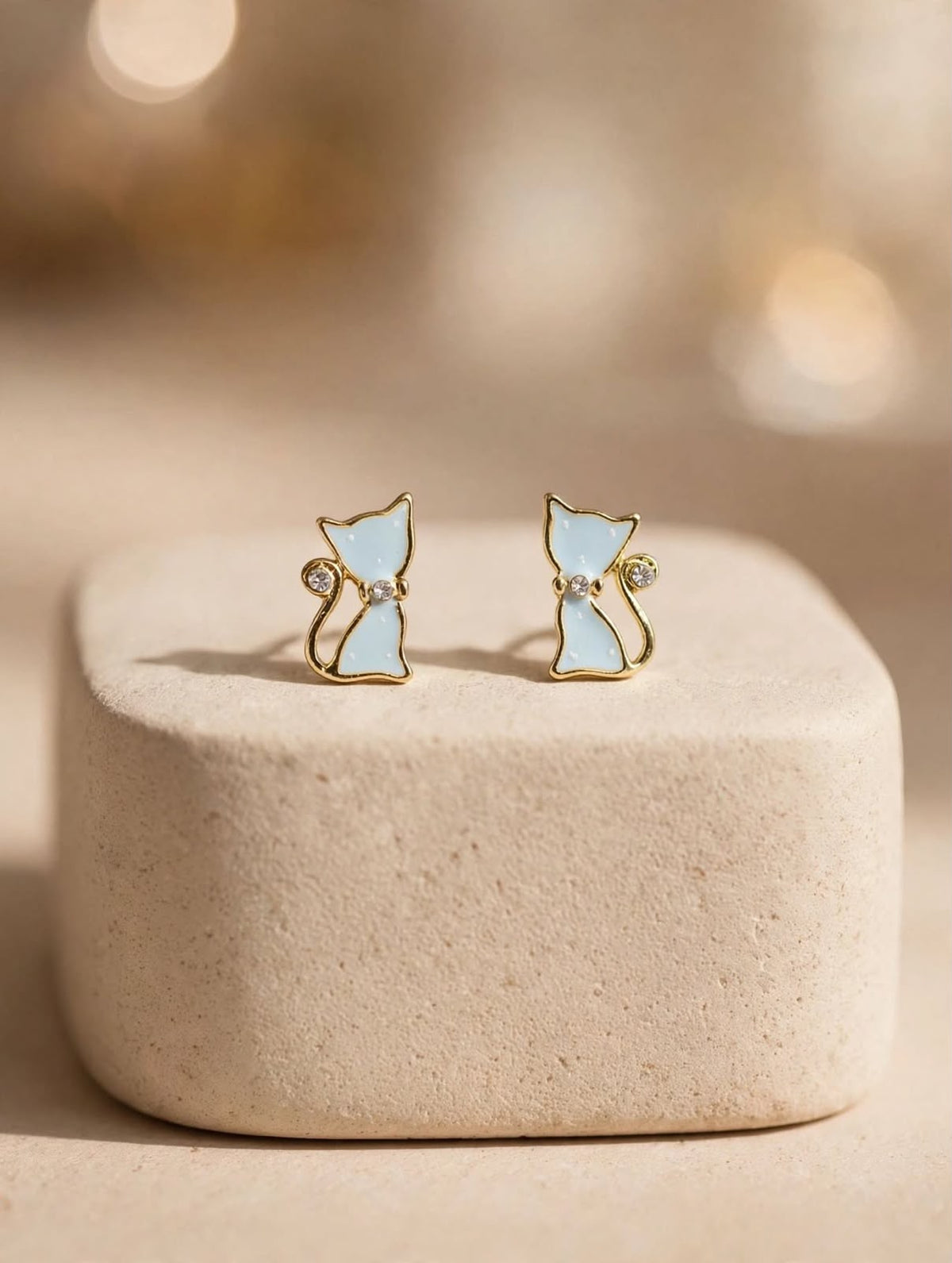 Mimi Kitty Stud Earrings