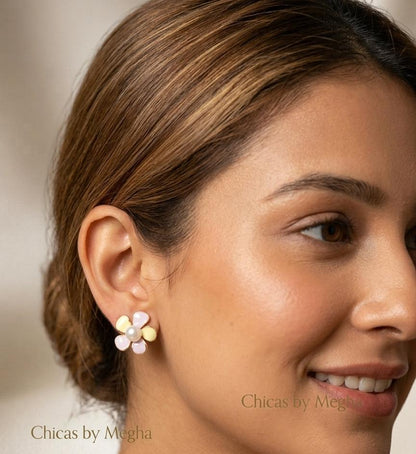 Blossom Pearl Studs