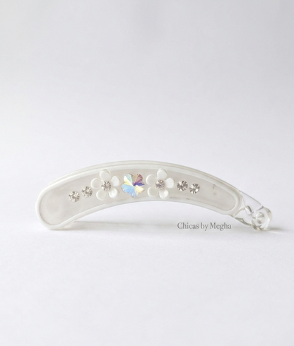Meadow Crystal Banana Clips
