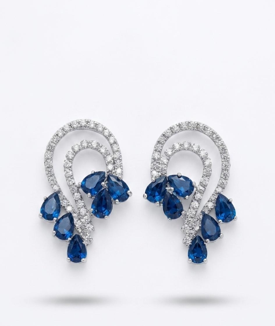 The Aurora Marquise Drop Earrings