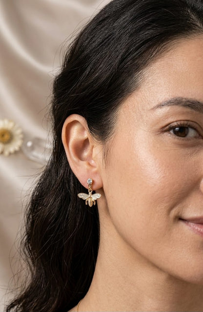 Honeybee Drop Studs