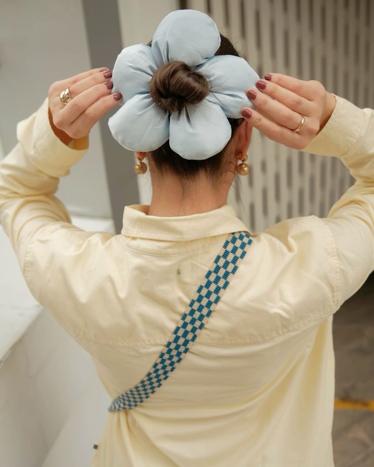 Blossom Oversized Satin Scrunchie 🌸