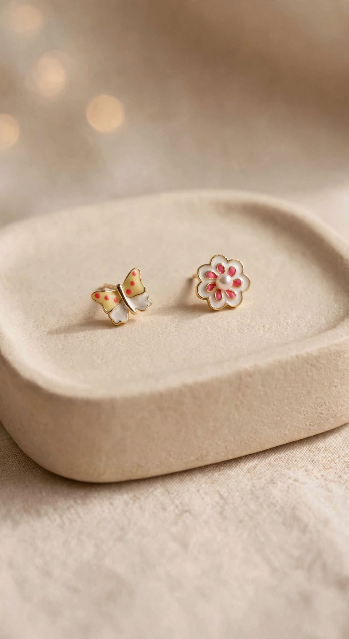 Charming Mismatched Nature Studs