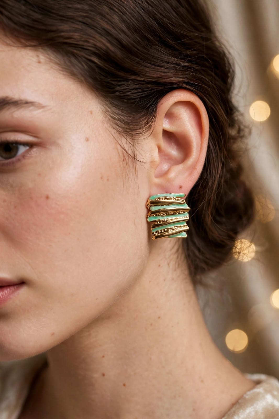 Riva Abstract Stud Earrings