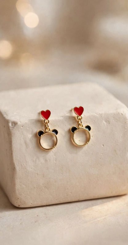 Lovey Bear Drop Earrings