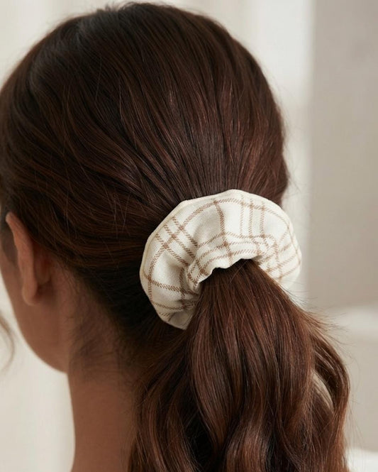 Plaid Scrunchie