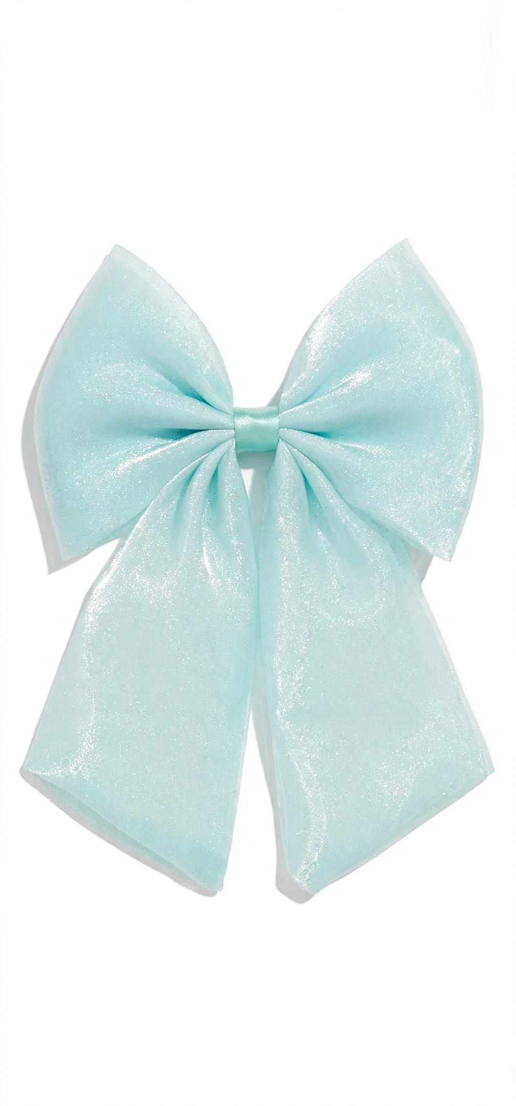 Coquette Organza Bow Hair Clip - Big Tail Bow