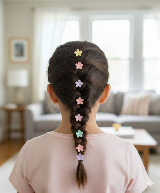 Tiny Floral Garden: Mini Claw Clip Set