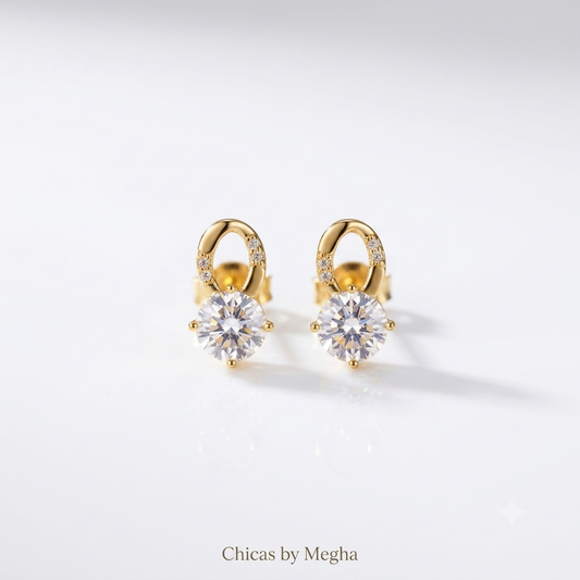 Solitaire Aura Studs