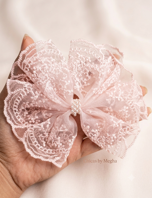 The Juliette Lace Bow Set