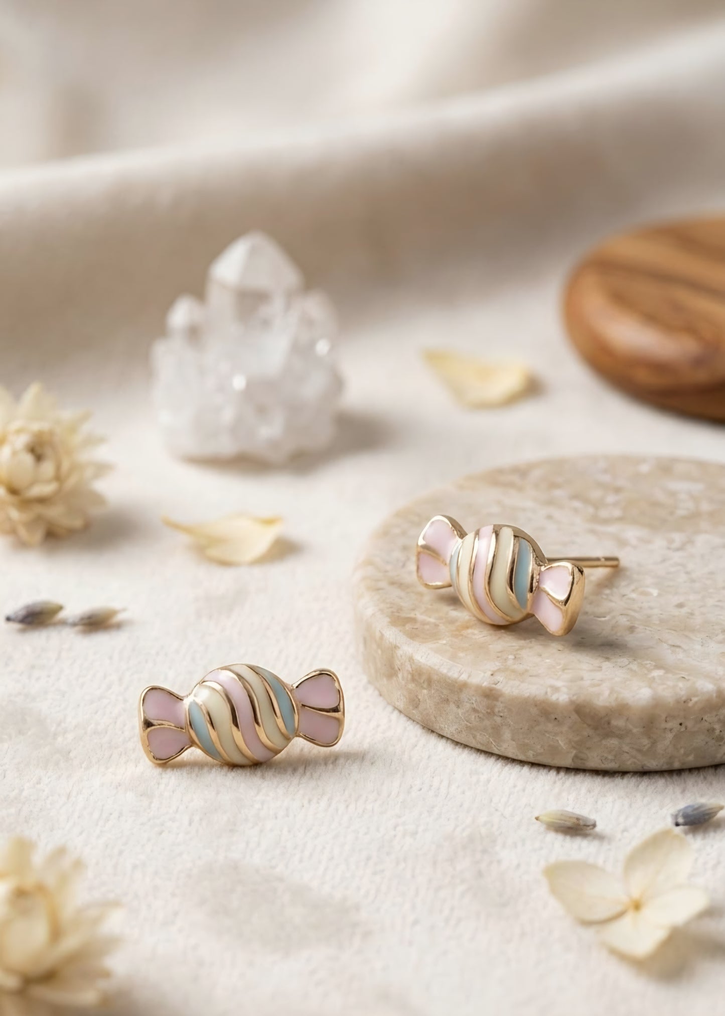 Sweet Pastel Candy Studs