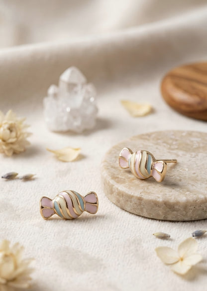 Sweet Pastel Candy Studs
