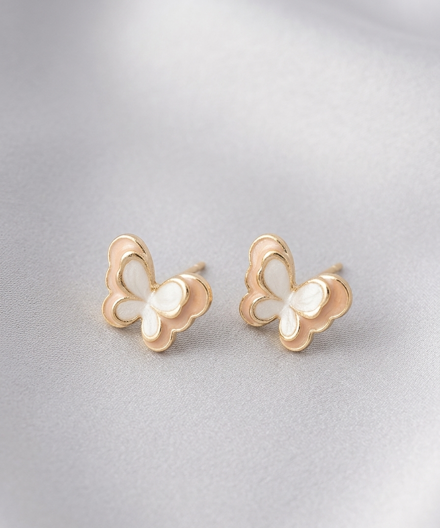 Coffee Enamel Butterfly