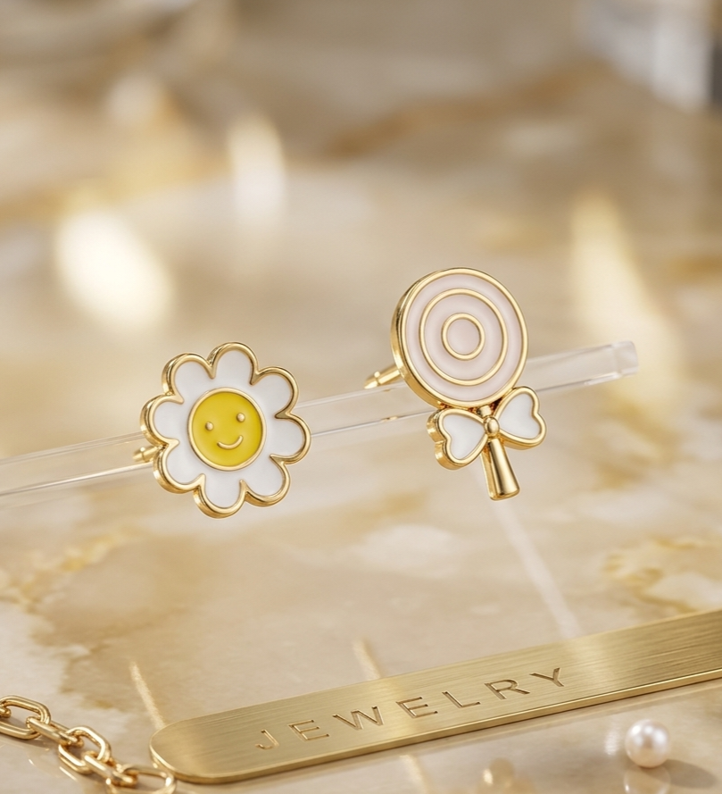 Lollipop Mis-match earrings
