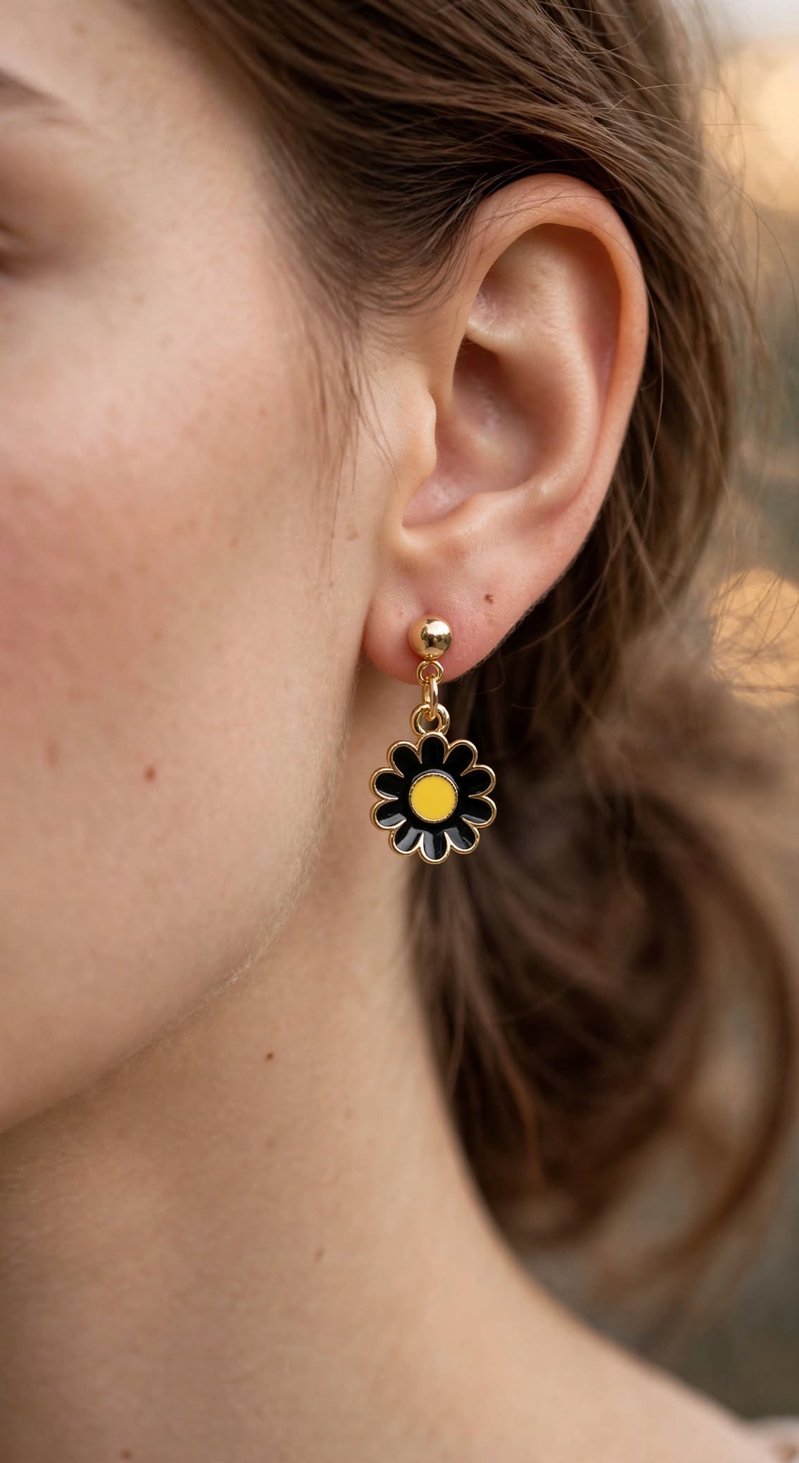 Cute Mini Flower Drop Earrings