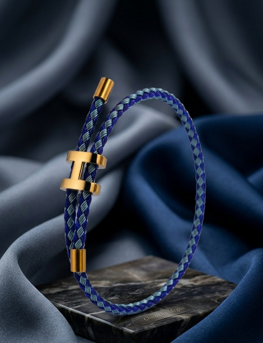 The Azure Horizon Cord Bracelet