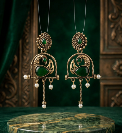 The Mayura Dangle Earrings