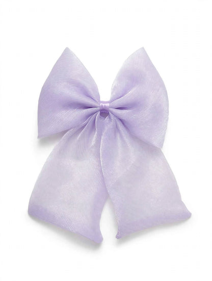 Coquette Organza Bow Hair Clip - Big Tail Bow
