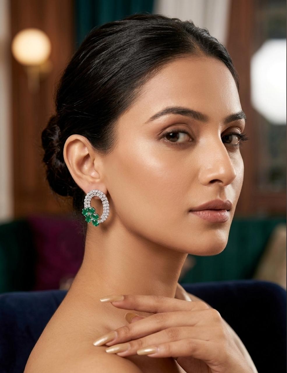 Elysian Blossom Hoop Studs
