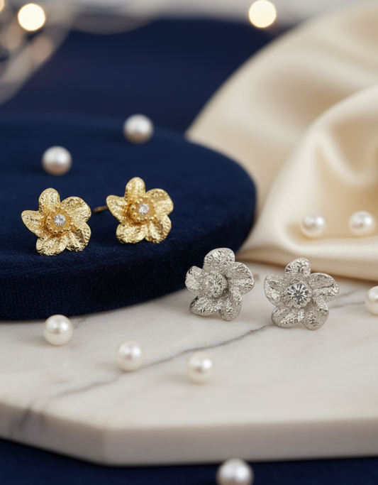 Eternal Bloom Textured Studs