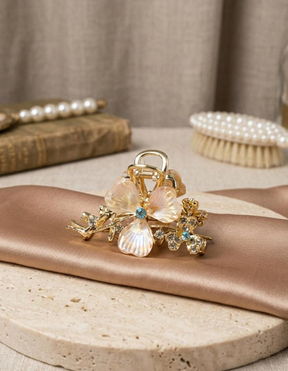 The Shimmering Petal Claw Clips