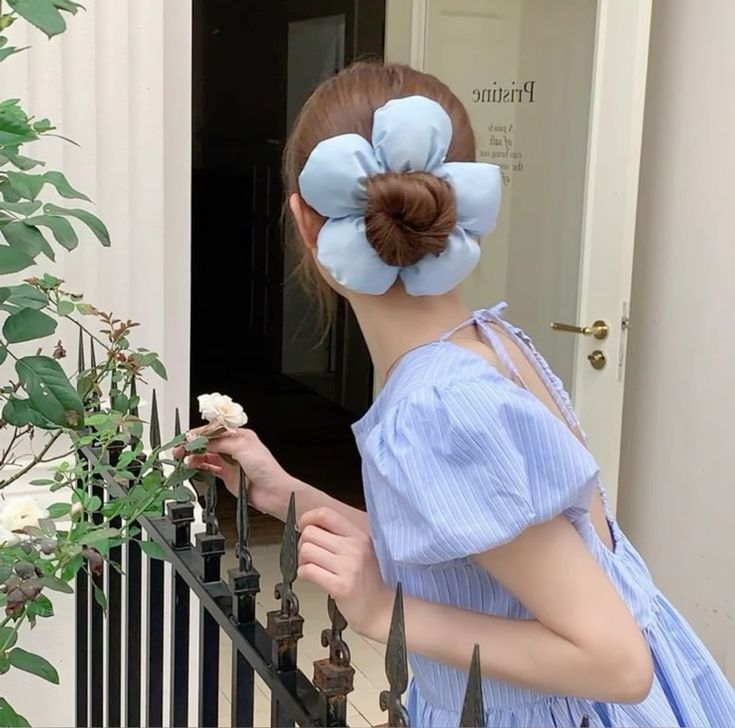 Blossom Oversized Satin Scrunchie 🌸